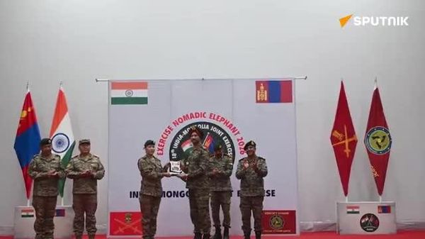 Indian and Mongolian armies conclude Nomadic Elephant exercise in Uttarakhand - Sputnik India
