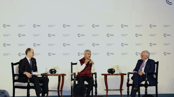 Indian External Affairs Minister S. Jaishankar speaks at the Munich Leaders Meeting in New Delhi. - Sputnik India