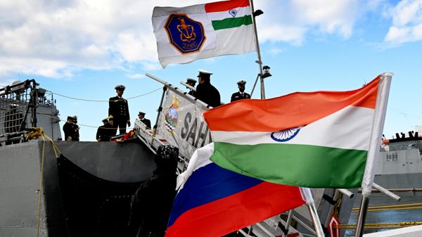 Opening ceremony of the Russia–India INDRA-2026 exercise in Vladivostok. - Sputnik India