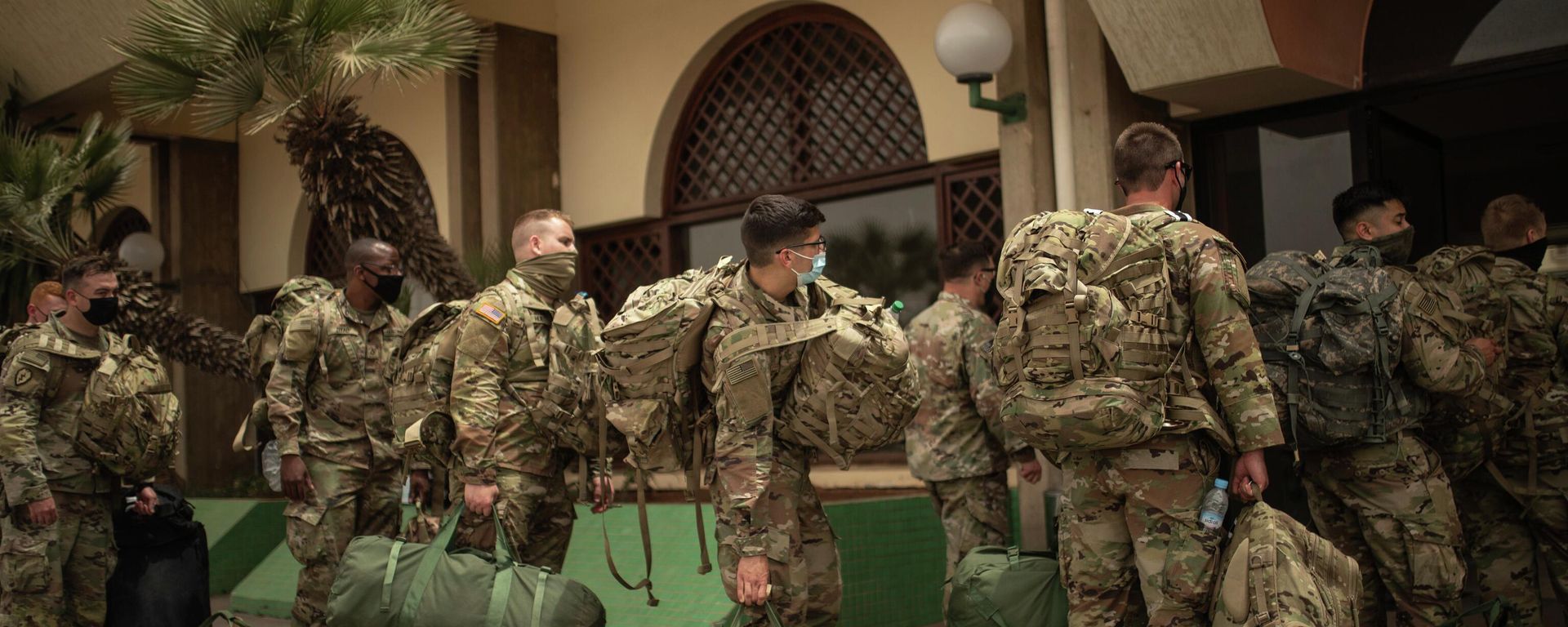 US soldiers prepare to take part in the African Lion military exercise in Agadir, southern Morocco, Wednesday, June 9, 2021 - Sputnik भारत, 1920, 22.10.2026