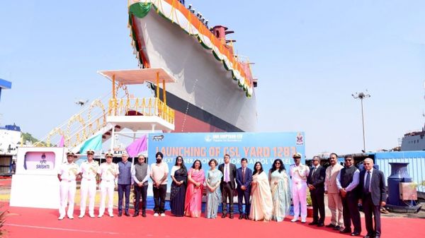 Можно так:

Next-generation offshore patrol vessel Srishti at Goa Shipyard - Sputnik भारत