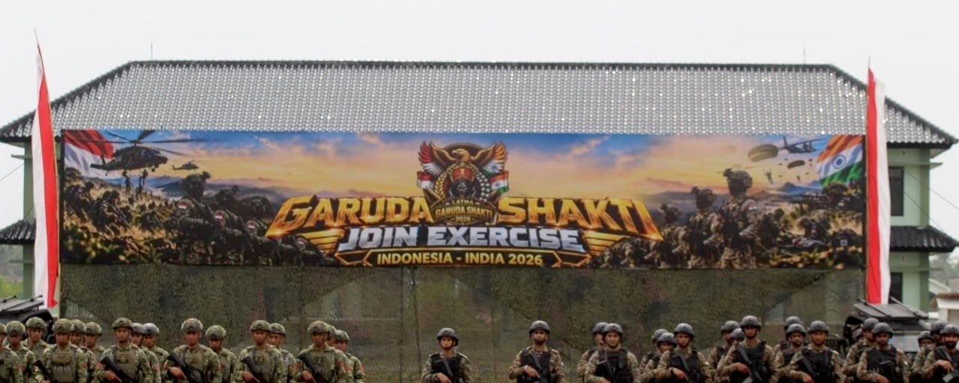 
India and Indonesia kick off the 11th edition of the joint special forces exercise GARUDA SHAKTI in Banyuwangi, Indonesia. - Sputnik भारत, 1920, 27.10.2026