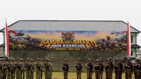 
India and Indonesia kick off the 11th edition of the joint special forces exercise GARUDA SHAKTI in Banyuwangi, Indonesia. - Sputnik भारत