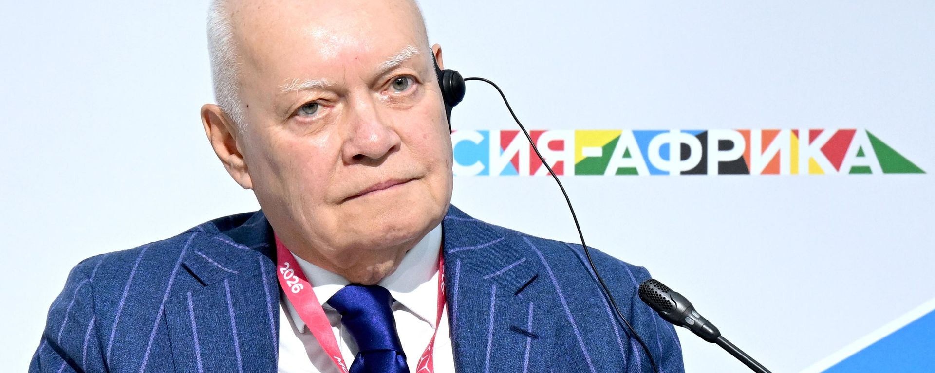 Rossiya Segodnya Director General Dmitry Kiselyov at the Russia-Africa Media Forum in Moscow. - Sputnik भारत, 1920, 28.10.2026